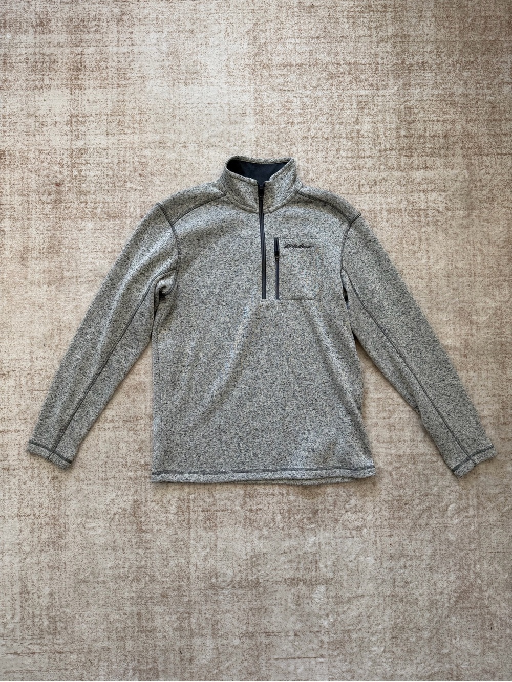 Eddie Bauer Men’s Sweater Fleece Quarter-Zip Pullover - Size M